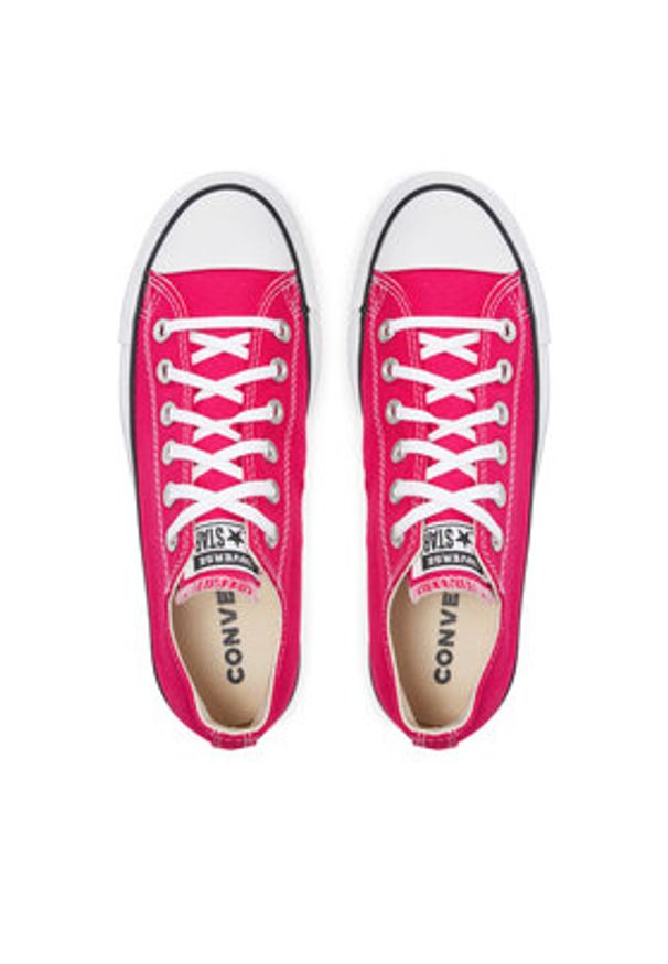 Converse Trampki Chuck Taylor All Star Lift Platform Ox A11539C Różowy. Kolor: różowy. Materiał: materiał. Obcas: na platformie