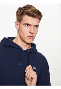 Lee Bluza Plain L80YFW35 112333648 Granatowy Regular Fit. Kolor: niebieski. Materiał: bawełna #3