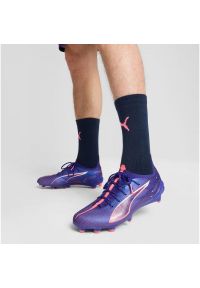 Buty piłkarskie Puma Ultra 5 Ultimate Fg 107683 01 fioletowe. Kolor: fioletowy. Materiał: materiał. Szerokość cholewki: normalna. Sport: piłka nożna #7