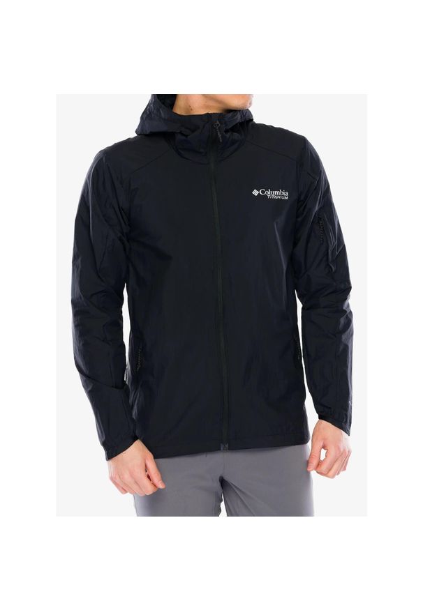 columbia - Kurtka przeciwwiatrowa męska Columbia Loop Trail II Windbreaker. Kolor: czarny