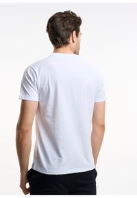 Ochnik - T-shirt męski. Kolor: biały. Materiał: bawełna #2