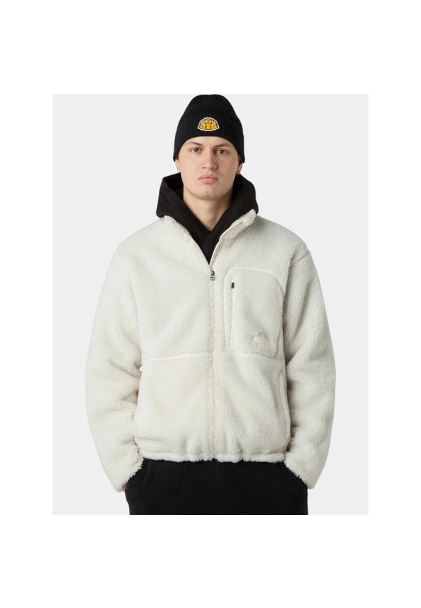 Sweter Męski The North Face M Extreme Pile 2 Fz. Kolor: biały. Materiał: polar. Sport: turystyka piesza