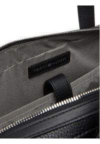TOMMY HILFIGER - Tommy Hilfiger Torba na laptopa Th Central Slim Computer Bag AM0AM13484 Czarny. Kolor: czarny. Materiał: skóra #3