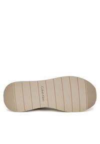 Calvin Klein Sneakersy Low Prof Runn Laceup Cv Mix HM0HM01723 Beżowy. Kolor: beżowy. Materiał: zamsz, skóra #6