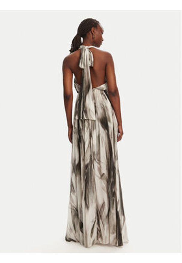 Elisabetta Franchi Sukienka letnia ABR4752E2 E84 Czarny Regular Fit. Kolor: czarny. Materiał: syntetyk. Sezon: lato
