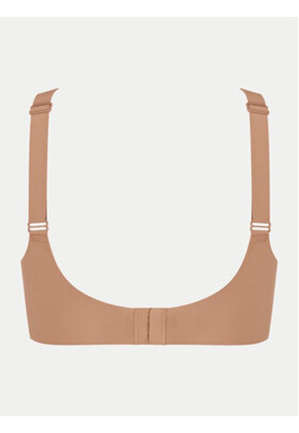 Sloggi Biustonosz bezfiszbinowy Zero Feel 10217729 Brązowy. Kolor: brązowy. Materiał: syntetyk