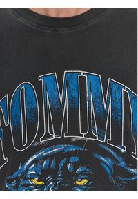 Tommy Jeans T-Shirt Vintage Tiger DM0DM18281 Czarny Regular Fit. Kolor: czarny. Materiał: bawełna. Styl: vintage