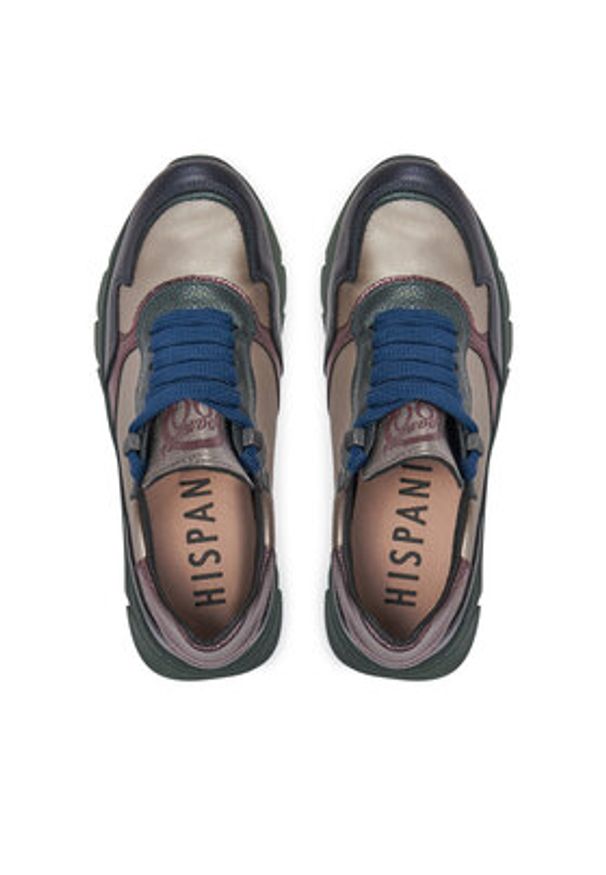 Hispanitas Sneakersy Bolmet-I24 CHI243617 Kolorowy. Materiał: skóra. Wzór: kolorowy