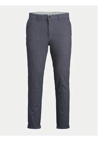 Jack & Jones - Jack&Jones Chinosy Marco 12206199 Niebieski Slim Fit. Kolor: niebieski. Materiał: bawełna #5