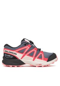 salomon - Trekkingi Salomon. Kolor: szary. Model: Salomon Speedcross. Sport: turystyka piesza #1