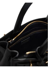 TOMMY HILFIGER - Tommy Hilfiger Torebka American Icon Mini Tote Leather AW0AW17188 Czarny. Kolor: czarny. Materiał: skórzane #6