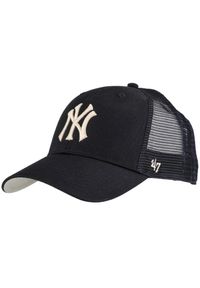 47 Brand - Czapka z daszkiem dla dorosłych MLB New York Yankees Branson Cap. Kolor: niebieski. Materiał: poliester, bawełna