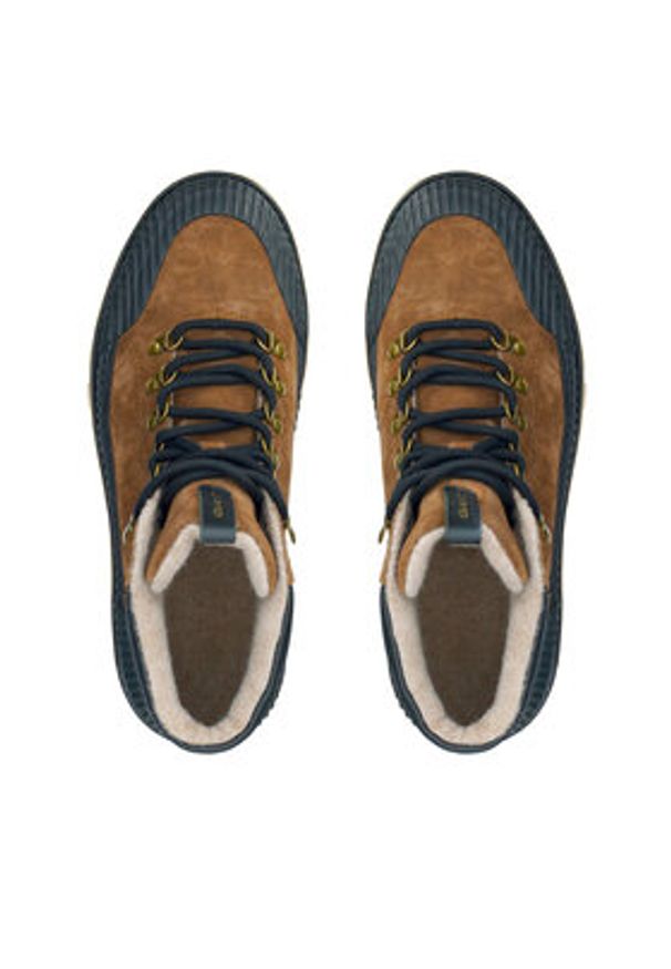 GANT - Gant Trapery 31643073 Brązowy. Kolor: brązowy. Materiał: zamsz, skóra