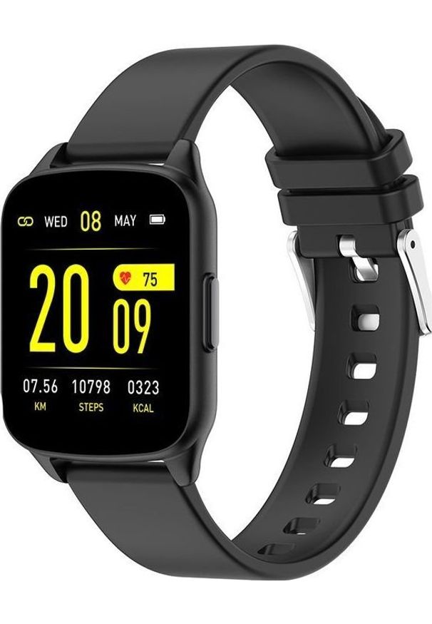 Smartwatch Gino Rossi ZG311C Czarny (SW009-4). Rodzaj zegarka: smartwatch. Kolor: czarny