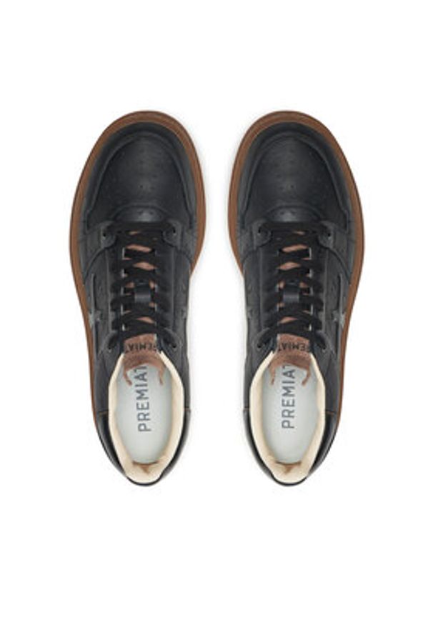 Premiata Sneakersy Quinn 7099 Czarny. Kolor: czarny. Materiał: zamsz, skóra