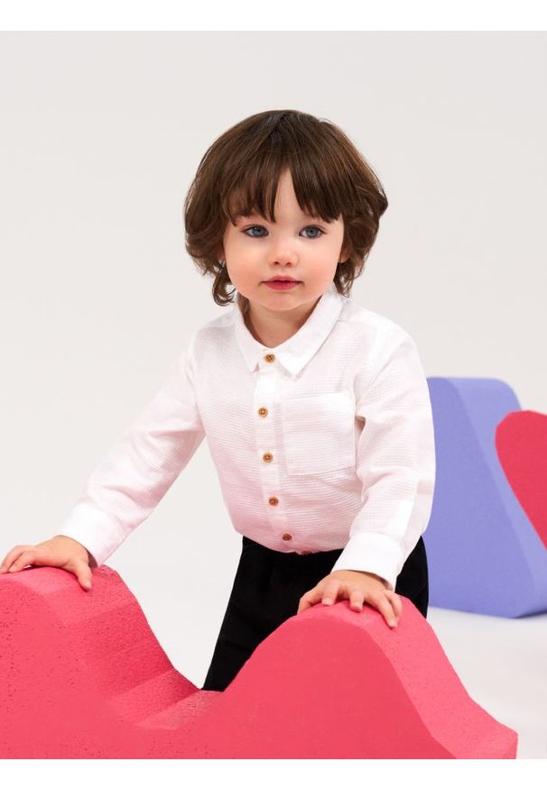 Sinsay - Koszula - biały. Kolor: biały