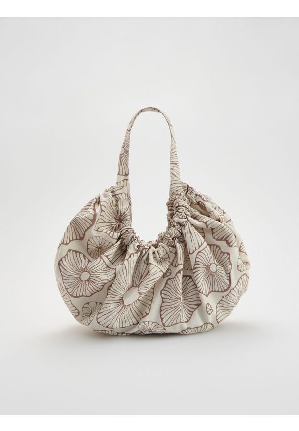 Reserved - Tkaninowa torebka hobo - wielobarwny