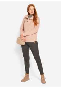 bonprix - Legginsy na podszewce z polaru baranka. Kolor: szary. Materiał: polar #2
