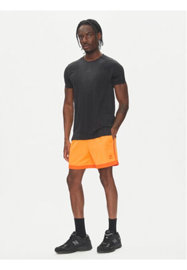 Adidas - adidas Szorty sportowe Mock Eyelet JP1103 Żółty Regular Fit. Kolor: żółty. Materiał: syntetyk. Styl: sportowy