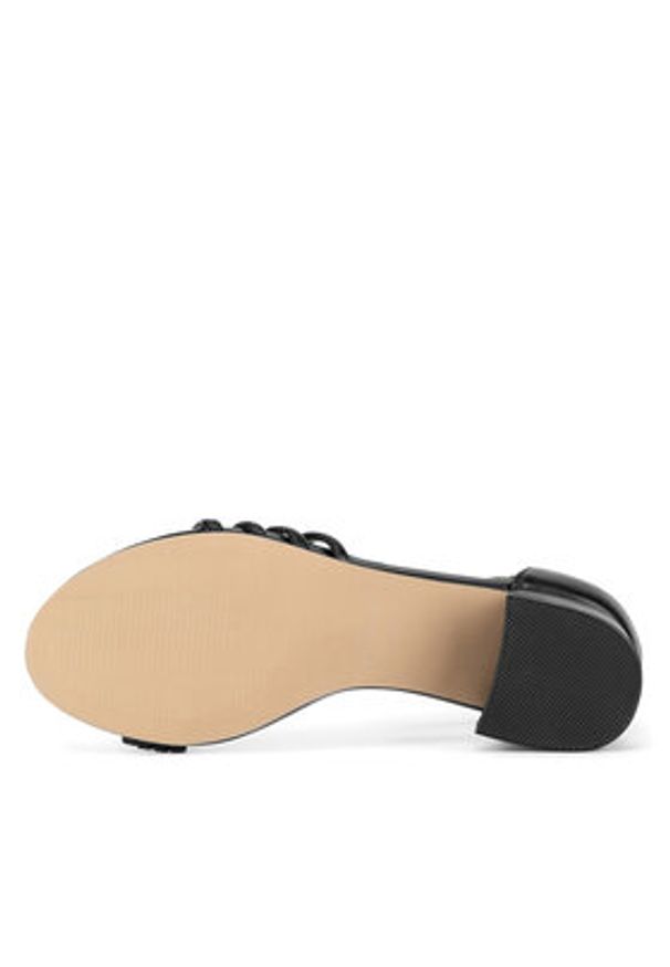 Jenny - JENNY Sandały LS6026-06 Czarny. Kolor: czarny. Materiał: materiał, syntetyk