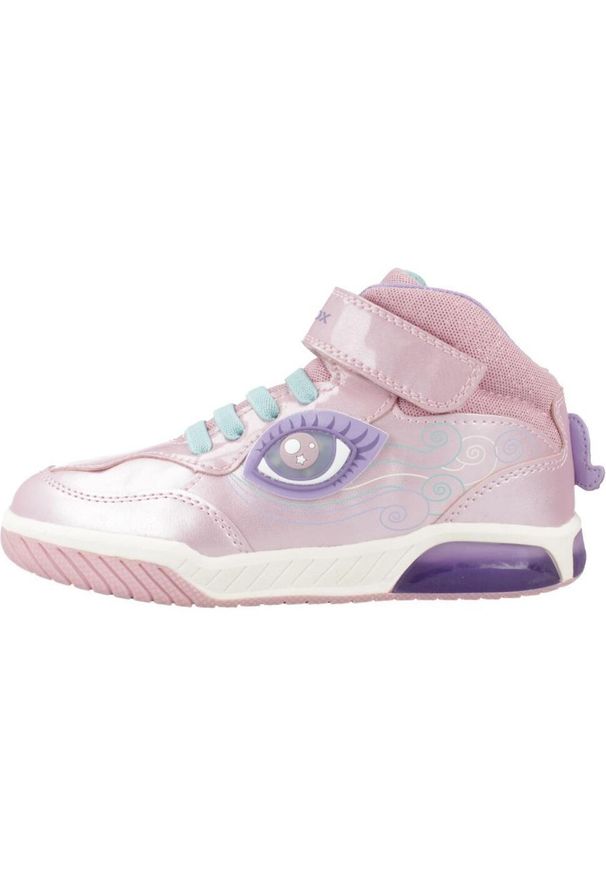 Geox - Buty GEOX J INEK G. Rose. Kolor: różowy. Materiał: syntetyk, tkanina. Sport: turystyka piesza