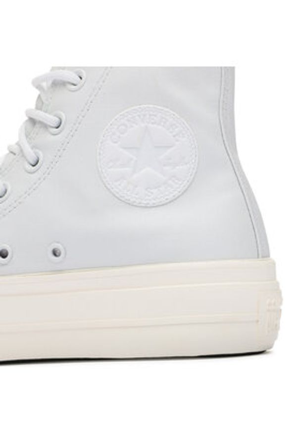 Converse Trampki Chuck Taylor All Star Lift Platform Leather A05248C Błękitny. Kolor: niebieski. Materiał: materiał. Obcas: na platformie