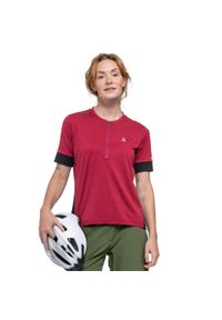 SCHÖFFEL - Koszulka rowerowa damska Schöffel Circ Pinega. Kolor: czerwony. Sport: kolarstwo