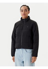 Tommy Jeans Kurtka przejściowa DW0DW20958 Czarny Regular Fit. Kolor: czarny. Materiał: syntetyk