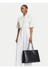 TOMMY HILFIGER - Tommy Hilfiger Torebka Th City AW0AW17501 Granatowy. Kolor: niebieski. Materiał: skórzane #1