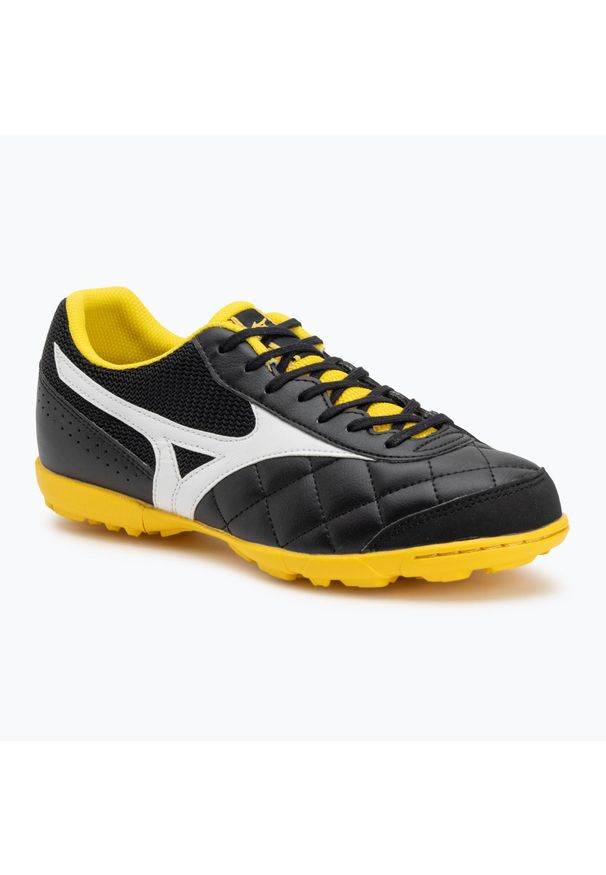 Buty piłkarskie Mizuno Mrl Sala Club TF graphite/cyber yellow. Kolor: szary. Sport: piłka nożna