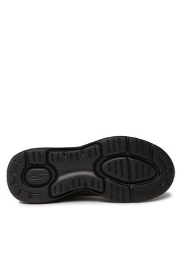 skechers - Skechers Sneakersy Go Walk Arch Fit 124403/BBK Czarny. Kolor: czarny. Materiał: materiał