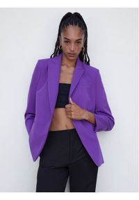 mango - Mango Marynarka Niza 57074396 Fioletowy Regular Fit. Kolor: fioletowy. Materiał: syntetyk #1