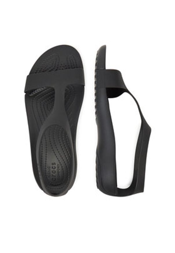 Crocs Sandały SERENA SANDAL 205469-060 Czarny. Kolor: czarny. Materiał: materiał, syntetyk