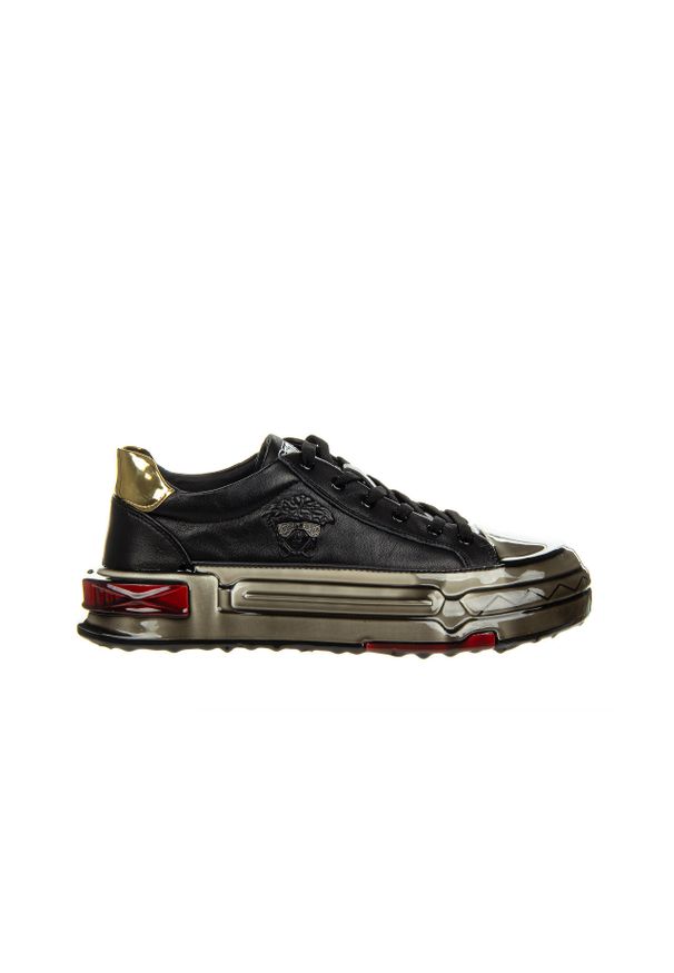 Półbuty John Doubare 9699 Black 104215, Czarny, Skóra naturalna - 43. Kolor: czarny. Materiał: skóra