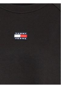 Tommy Jeans Curve Sukienka dzianinowa Crv Badge DW0DW15079 Czarny Regular Fit. Kolor: czarny. Materiał: syntetyk, bawełna