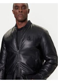 Armani Exchange Kurtka bomber XM001104 AF16647 UC001 Czarny Regular Fit. Kolor: czarny. Materiał: skóra #4