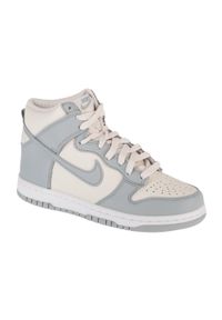 Nike - Buty sportowe Sneakersy damskie, Dunk High Bg. Kolor: biały. Sport: turystyka piesza #1