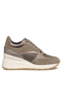 Geox Sneakersy D Zosma D368LA 0LY22 C6029 Beżowy. Kolor: beżowy. Materiał: skóra #1