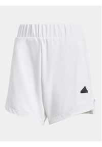Adidas - adidas Szorty sportowe Z.N.E. IN9481 Biały Loose Fit. Kolor: biały. Materiał: syntetyk