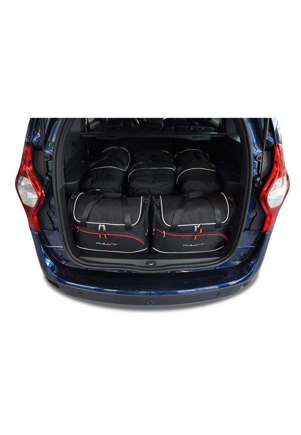 KJUST - Torby Do Bagażnika Dacia Lodgy 2012-2022 5Szt Kjust. Kolor: czarny. Styl: sportowy