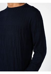 Plein Sport Sweter | MIPSIT180685 | Mężczyzna | Granatowy. Okazja: na co dzień. Kolor: niebieski. Materiał: wełna. Styl: sportowy