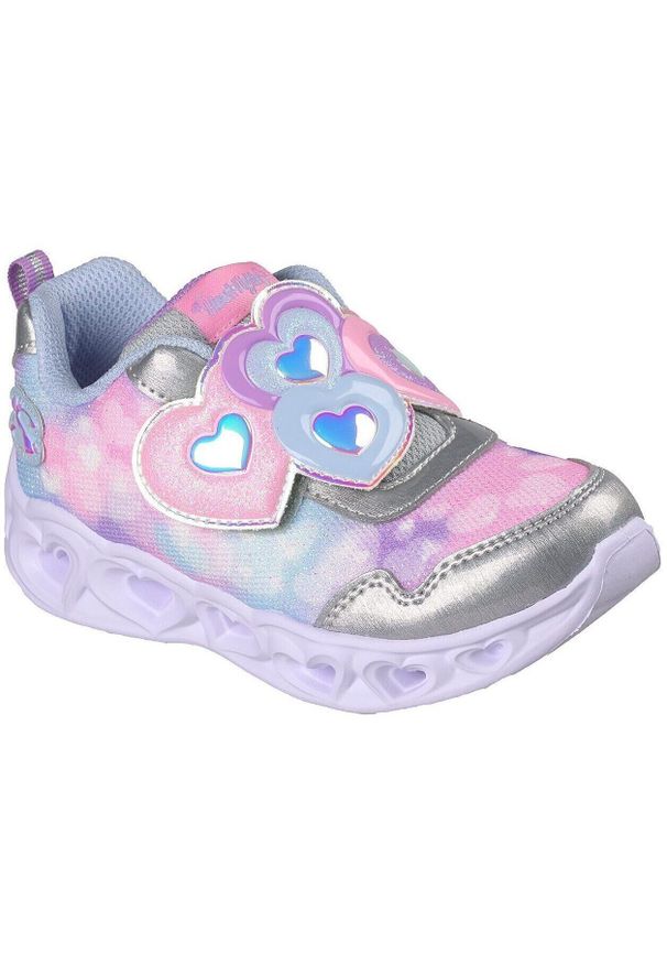 skechers - Buty sportowe dla dzieci Skechers Heart Lights Lovin Reflecti. Okazja: na co dzień. Kolor: wielokolorowy. Materiał: materiał