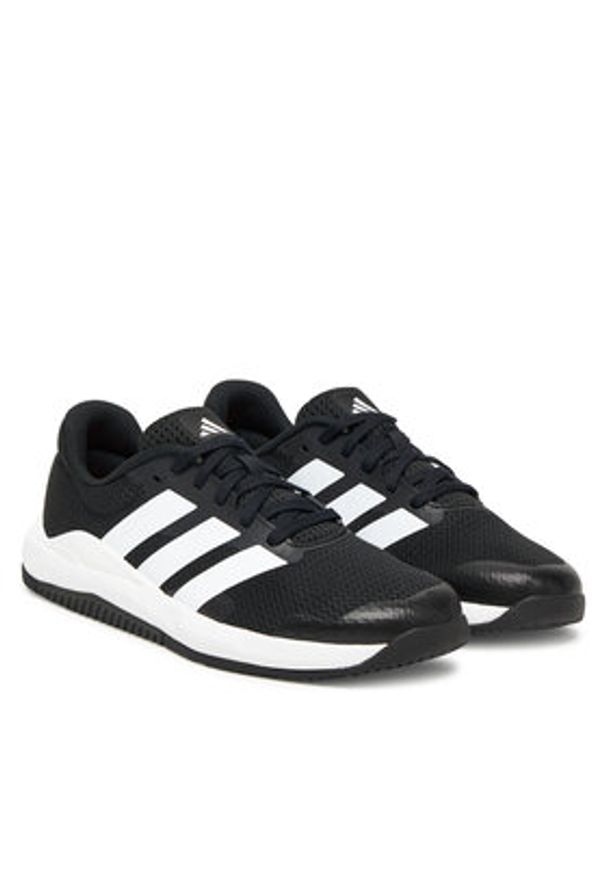 Adidas - adidas Buty na siłownię Dropset Base JS3165 Czarny. Kolor: czarny. Materiał: materiał. Sport: fitness