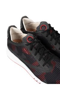 Geox Sneakersy "Aerantis D" | U047FD 0002A | Mężczyzna | Czarny, Czerwony. Kolor: wielokolorowy, czarny, czerwony. Materiał: materiał #2