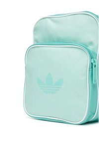 Adidas - adidas Saszetka adicolor Classic Small JD5545 Turkusowy. Kolor: turkusowy. Materiał: materiał