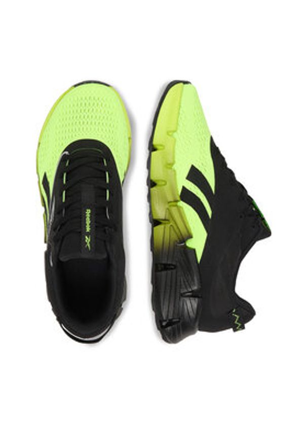 Reebok Buty do biegania EO-ZIG DYNAMICA 6 100257775 Czarny. Kolor: czarny. Materiał: materiał