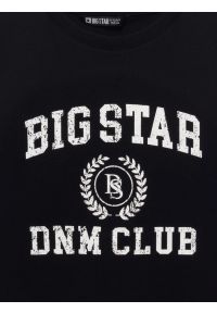 Big-Star - Koszulka dziewczęca z nadrukiem czarna Minka 906. Okazja: na co dzień, na uczelnię. Kolor: czarny. Materiał: dzianina, bawełna, jeans. Długość: krótkie. Wzór: nadruk. Styl: sportowy, casual, młodzieżowy #2