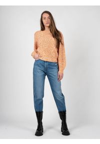 Silvian Heach Sweter | PGA22002MA | Kobieta | Pomarańczowy. Okazja: na co dzień. Kolor: pomarańczowy. Materiał: moher. Wzór: ze splotem. Styl: casual #5