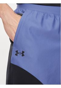 Under Armour Szorty sportowe Ua Peak Woven Hybrid Short 1383348-561 Niebieski Fitted Fit. Kolor: niebieski. Materiał: syntetyk. Styl: sportowy