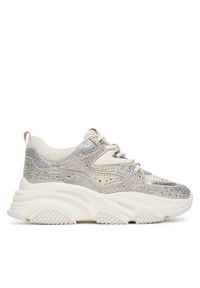 Steve Madden Sneakersy Privy SM19000082 Srebrny. Kolor: srebrny. Materiał: materiał